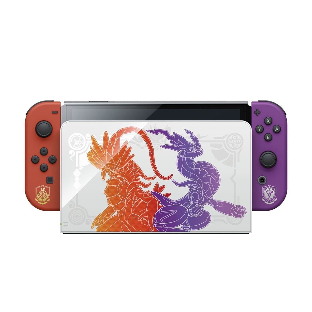 Console Nintendo Switch Modèle OLED Edition Pokémon Ecarlate & Pokémon