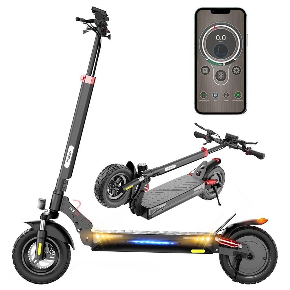 Trottinette électrique pliable iScooter iX3,pneus de 10 pouces