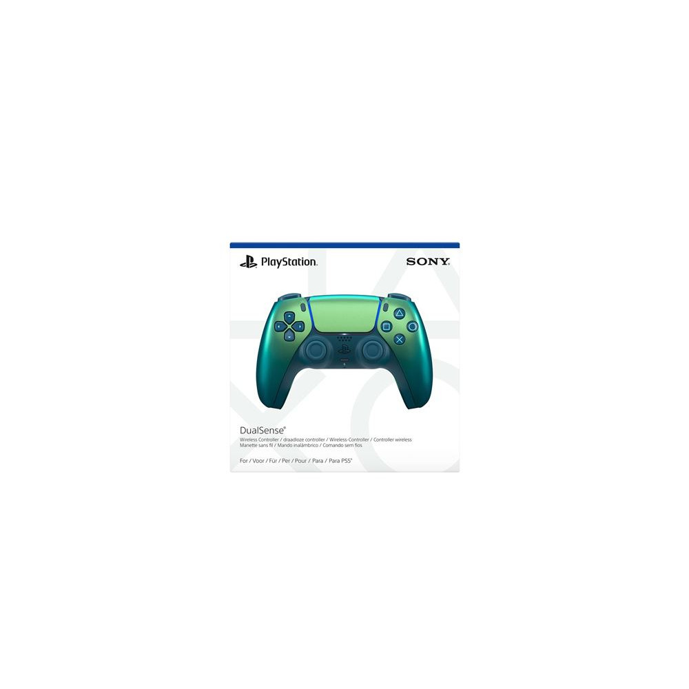 Manette sans fil Sony DualSense Chroma Teal pour PS5 et PC Vert Métal